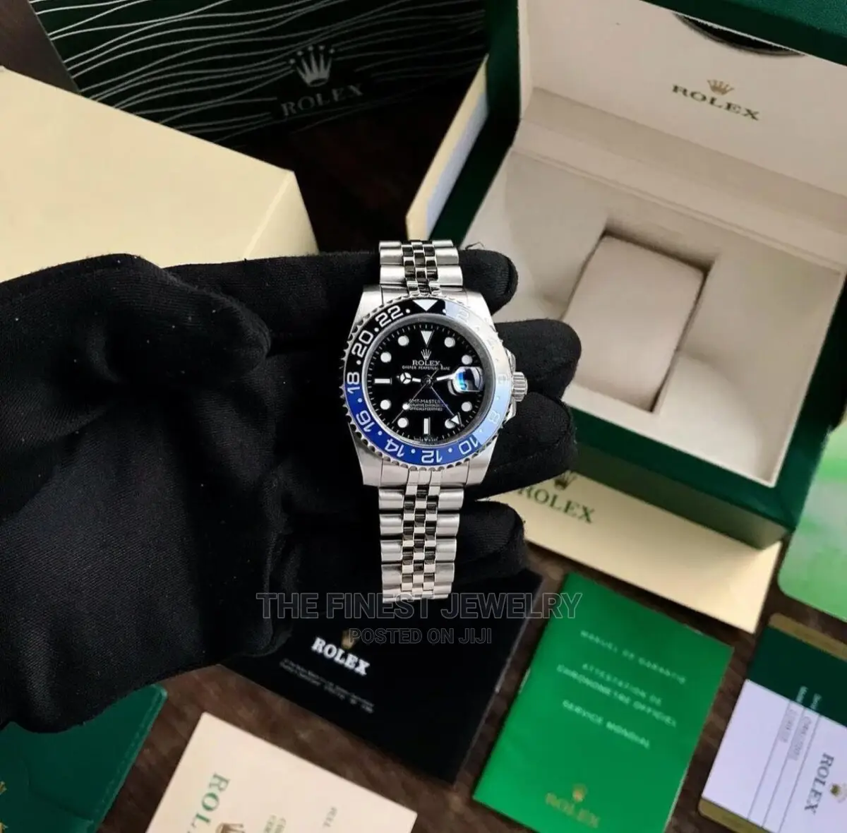 Rolex GMT Batman Limited Edition Automatic Mens Watch