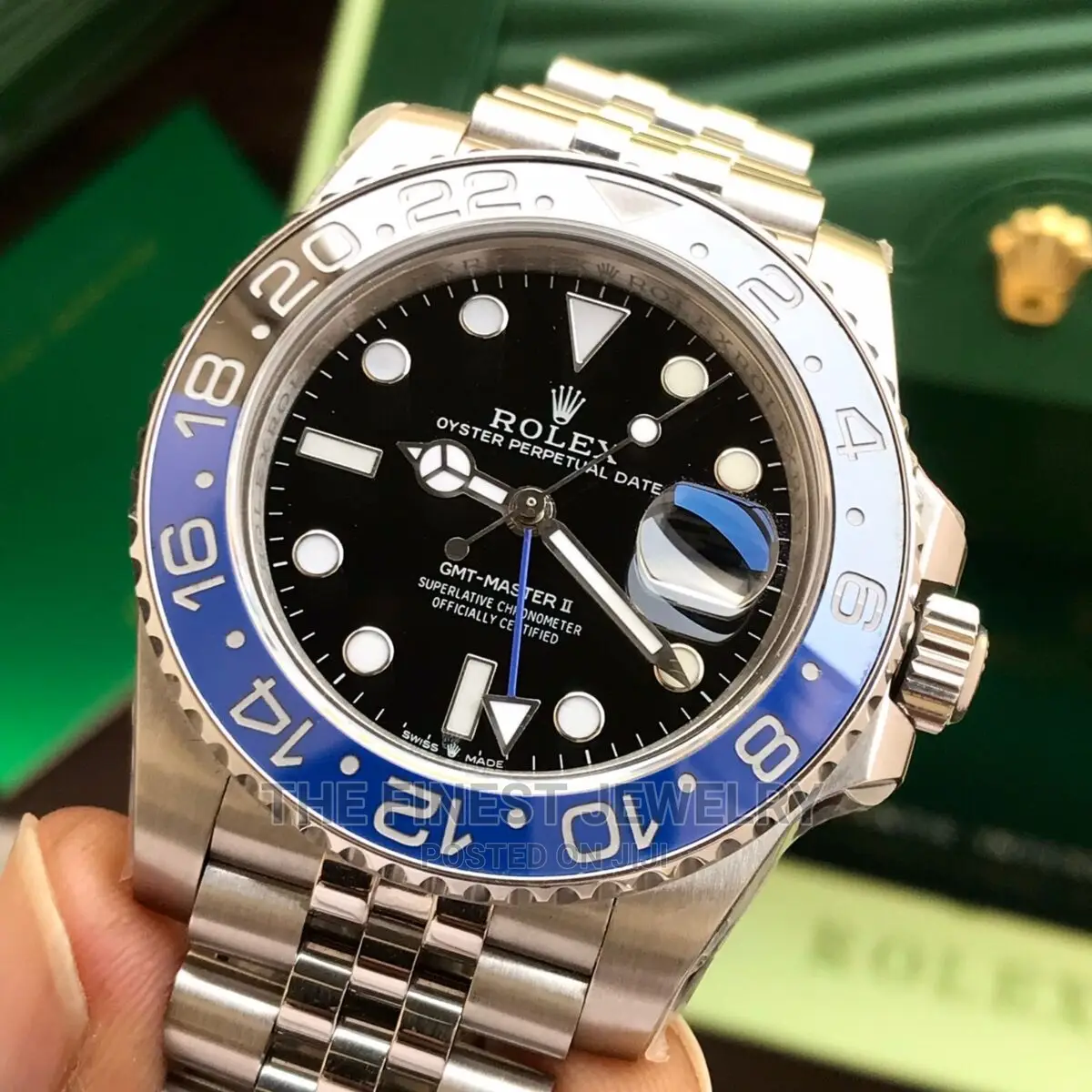 Rolex GMT Batman Limited Edition Automatic Mens Watch