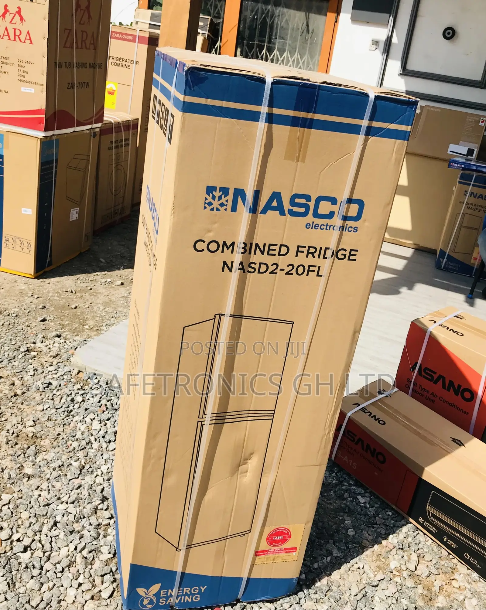 Nasco Durable Bottomfreezer Doubledoor Nasd2-20fl Fridge