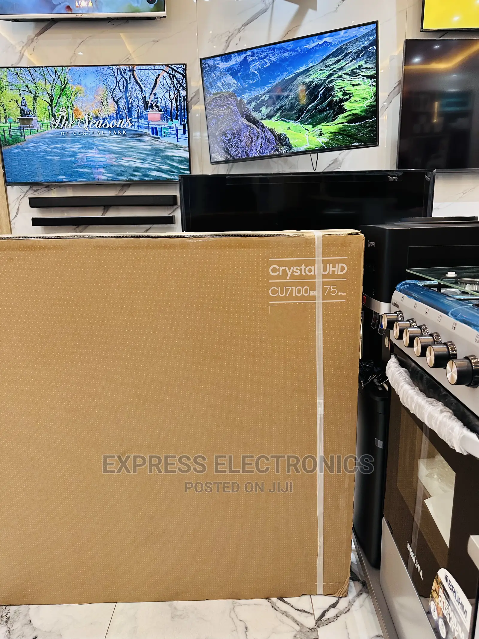 Samsung New Slim Design UHD Smart 75”Cu7172 Tv 