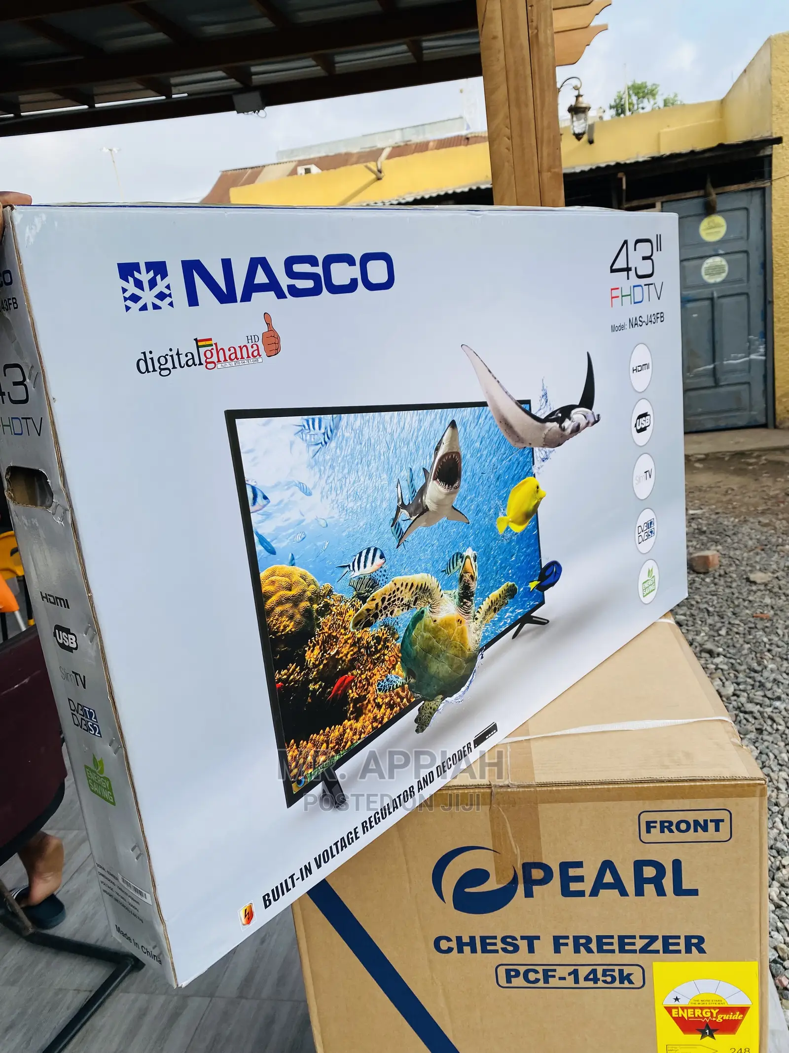 Quality Nasco 43 Inch FHD Smart LED Tv(Black)