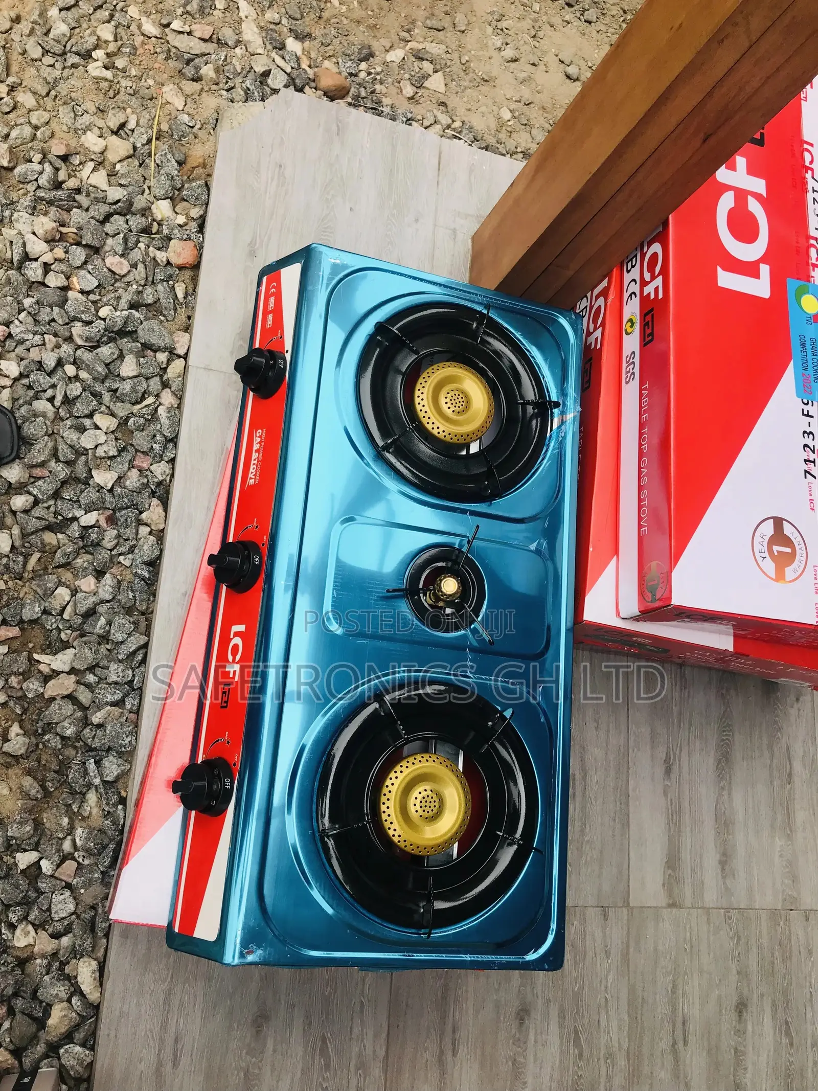 Original New Stove Gas Cooker LCF 3B Burner