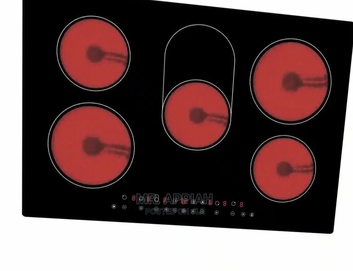 Sealed in Box Midea mc-Hv868 5-Burner 90CM Inbuilt Cooker.