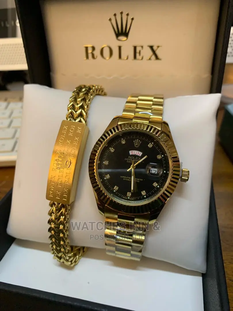 Rolex Watch With Bracelet