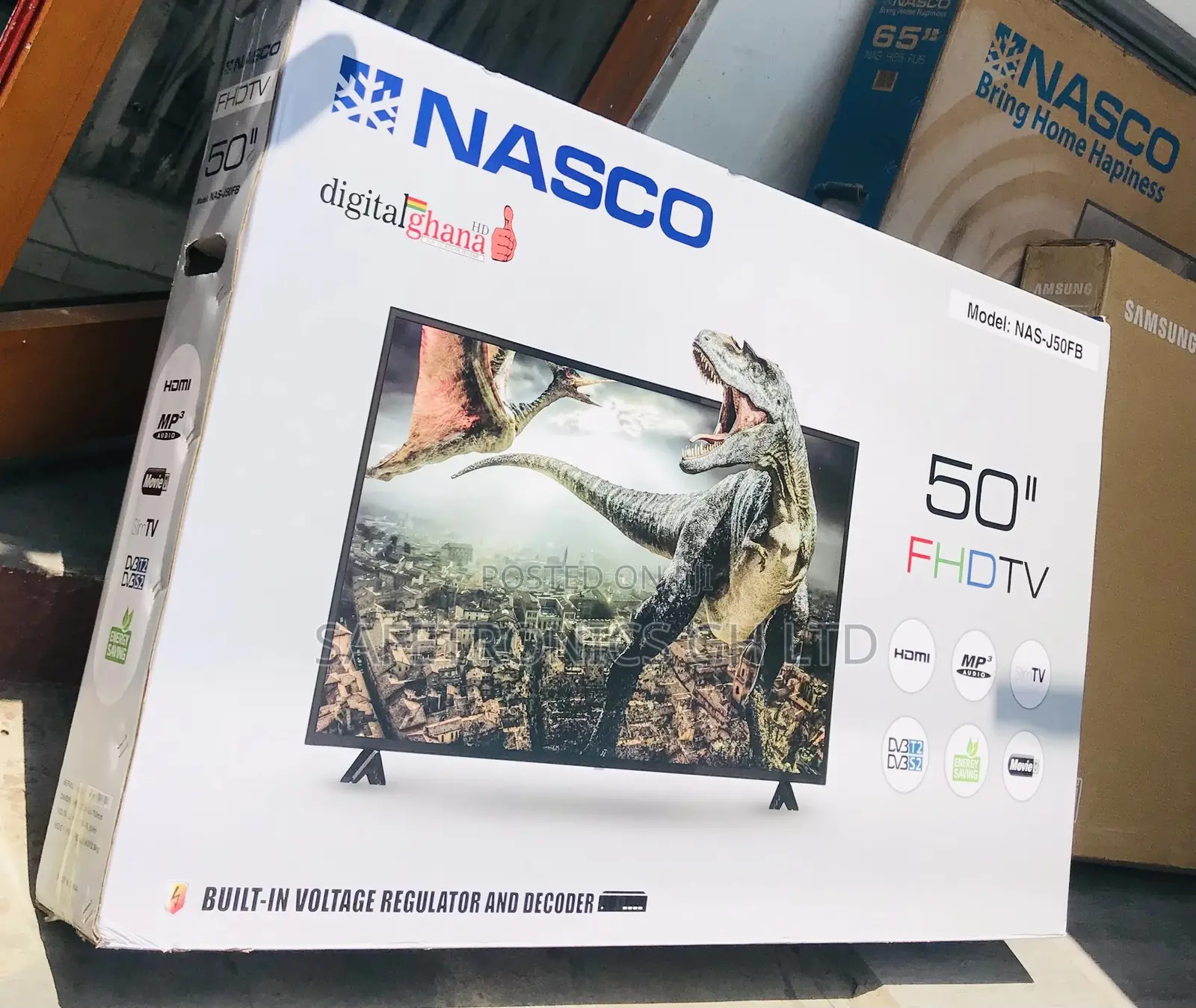 Clear New Nasco Digital Satellite 50 Inches Glossy LED Tv