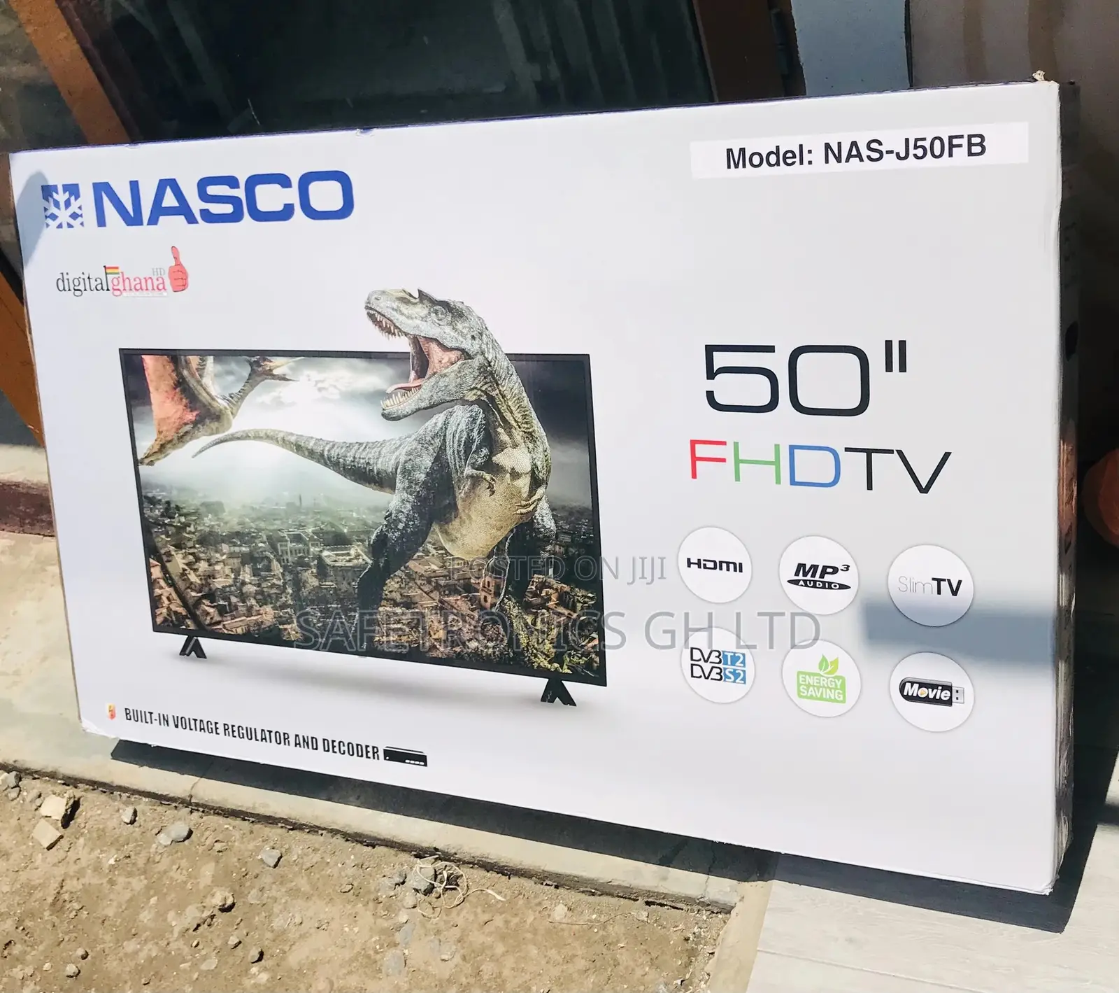 Clear New Nasco Digital Satellite 50 Inches Glossy LED Tv