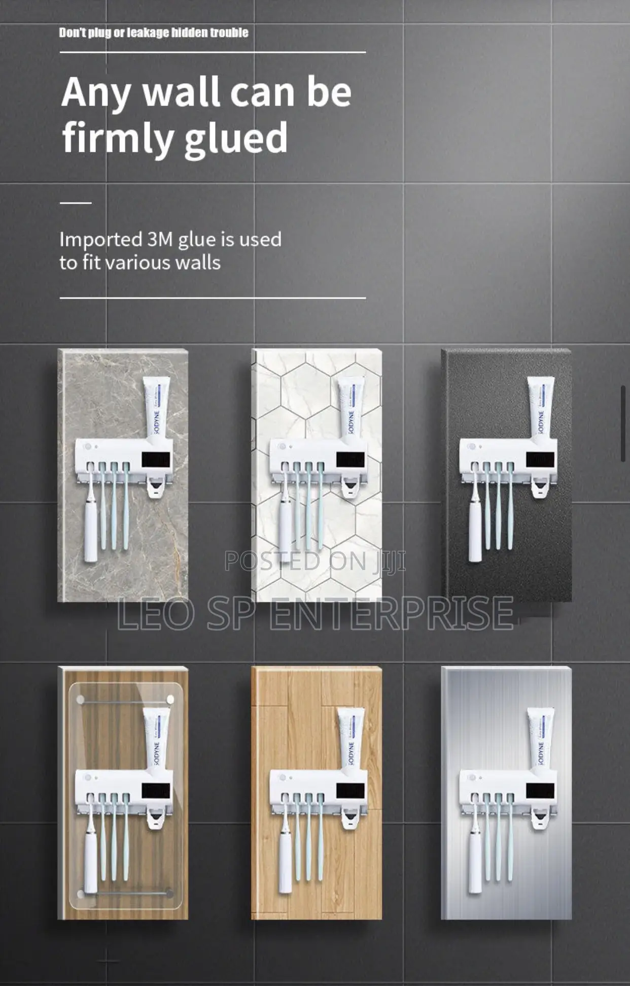 Toothbrush Holder and Automatic Dispense With Sterilizer