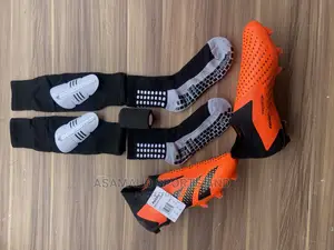 Original Football Boot With Half Hose and Grip Socks