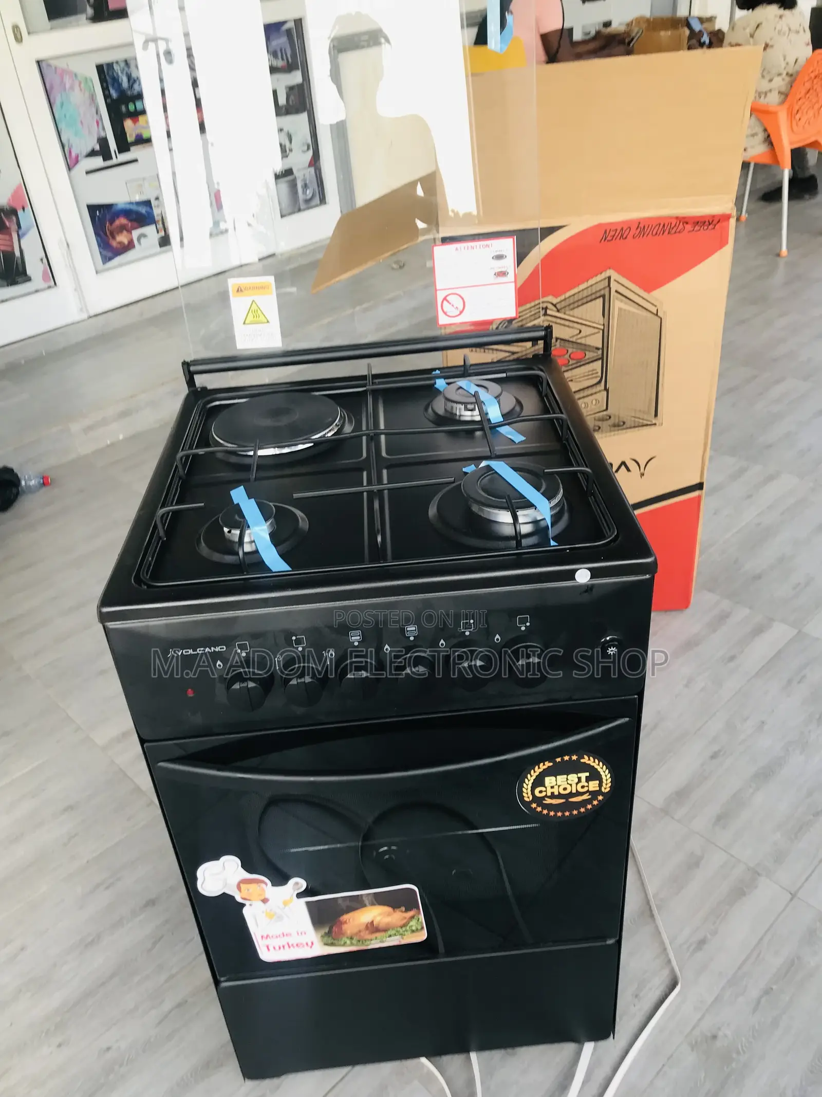 Secure Fresh Volcano Gas and Electric Cooker(3+1)
