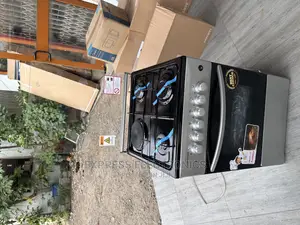 3+1 Gas and Electric Cooker Oven Volcano Sliver Color