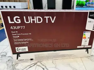 Original Smart Lg 43 Inches UP77 Glossy LED Glossy Tv