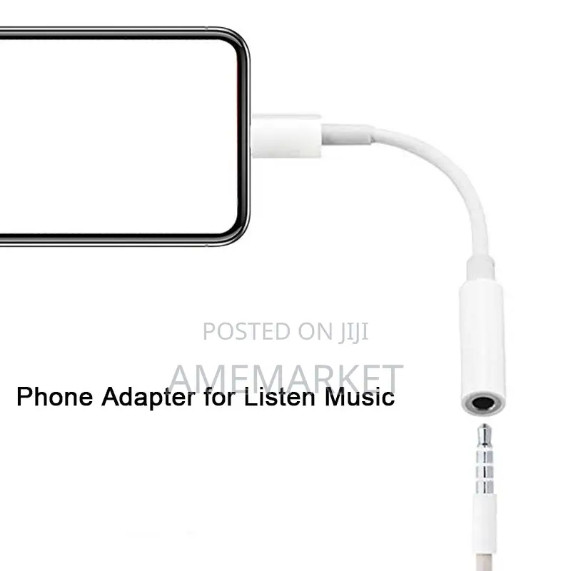 Lighting to 3.5mm Jack Adapter Headphones iPhone Converter