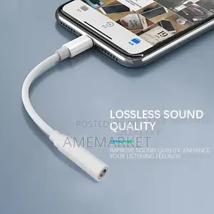 Lighting to 3.5mm Jack Adapter Headphones iPhone Converter