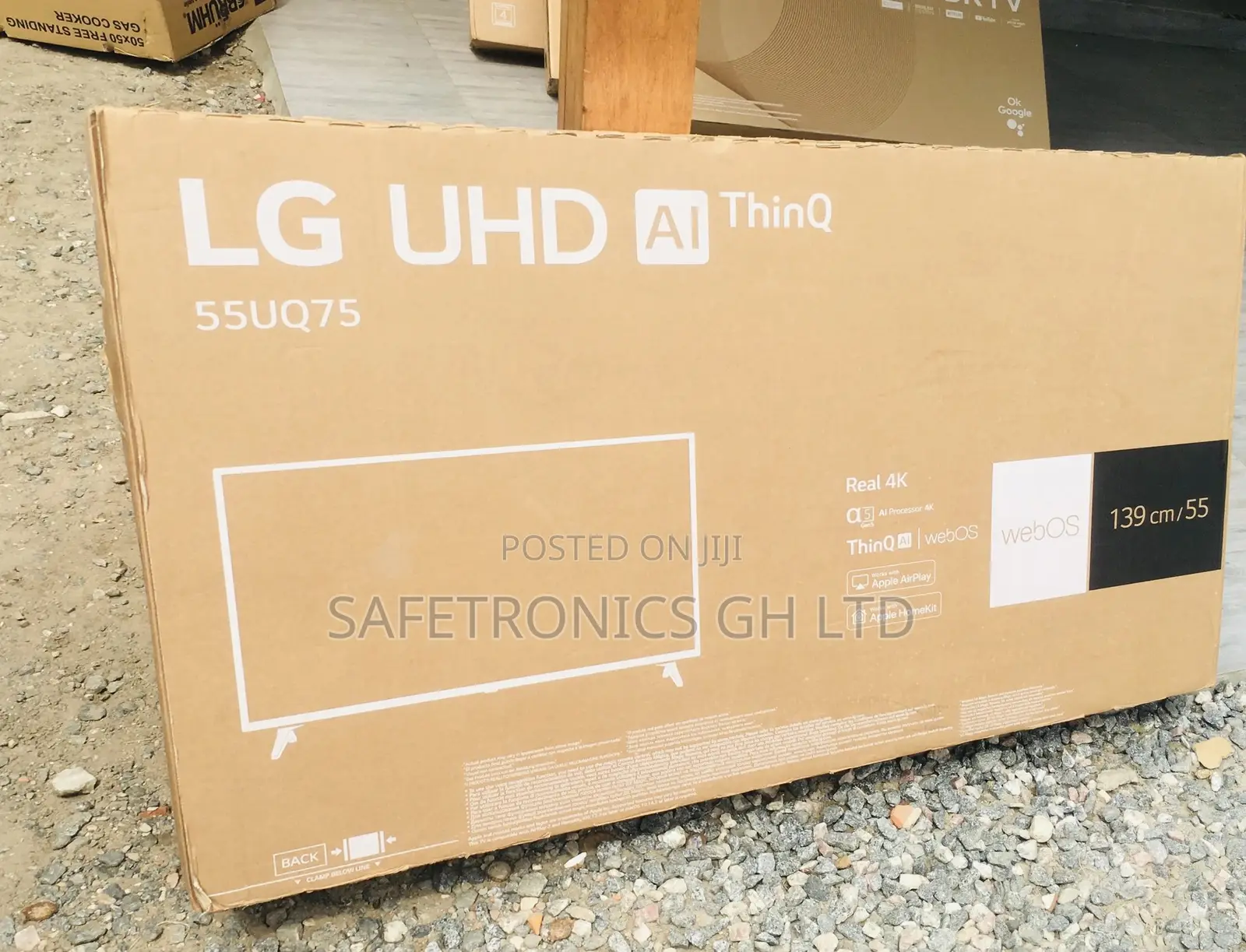 UQ75 Lg UHD Glossy Smart LED 55 Inches Affordable Lg Tv