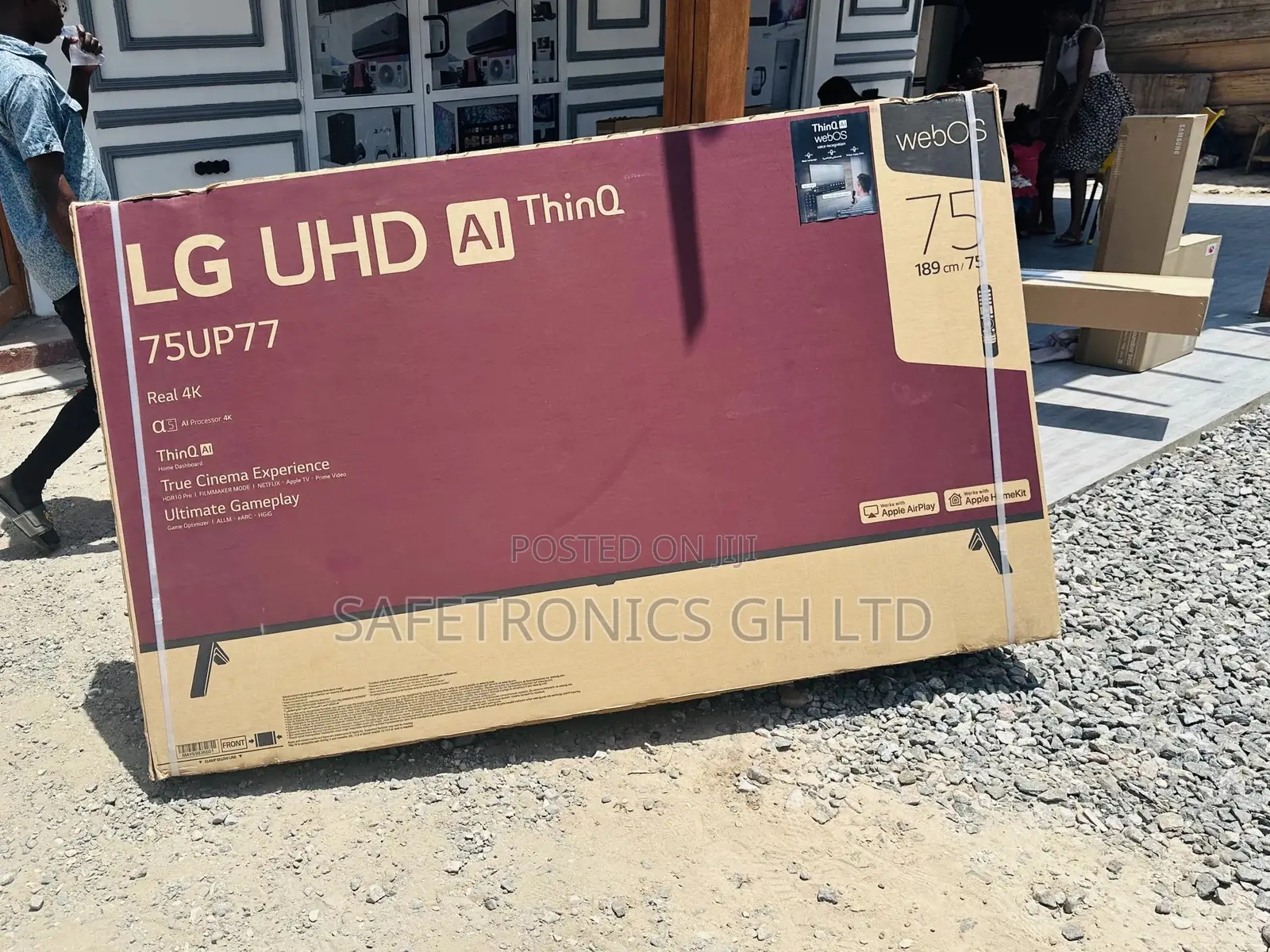 75 Inches Glossy LED UHD Unique Smart UP77 Tv