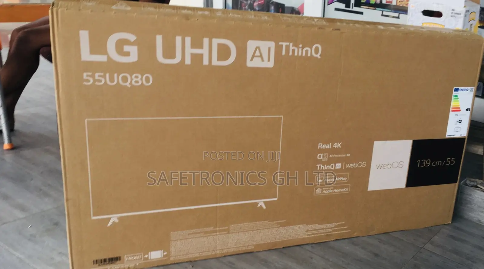 Fabulous 55 Inches Glossy LED UQ80 LG UHD Smart Tv
