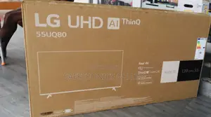 Fabulous 55 Inches Glossy LED UQ80 LG UHD Smart Tv