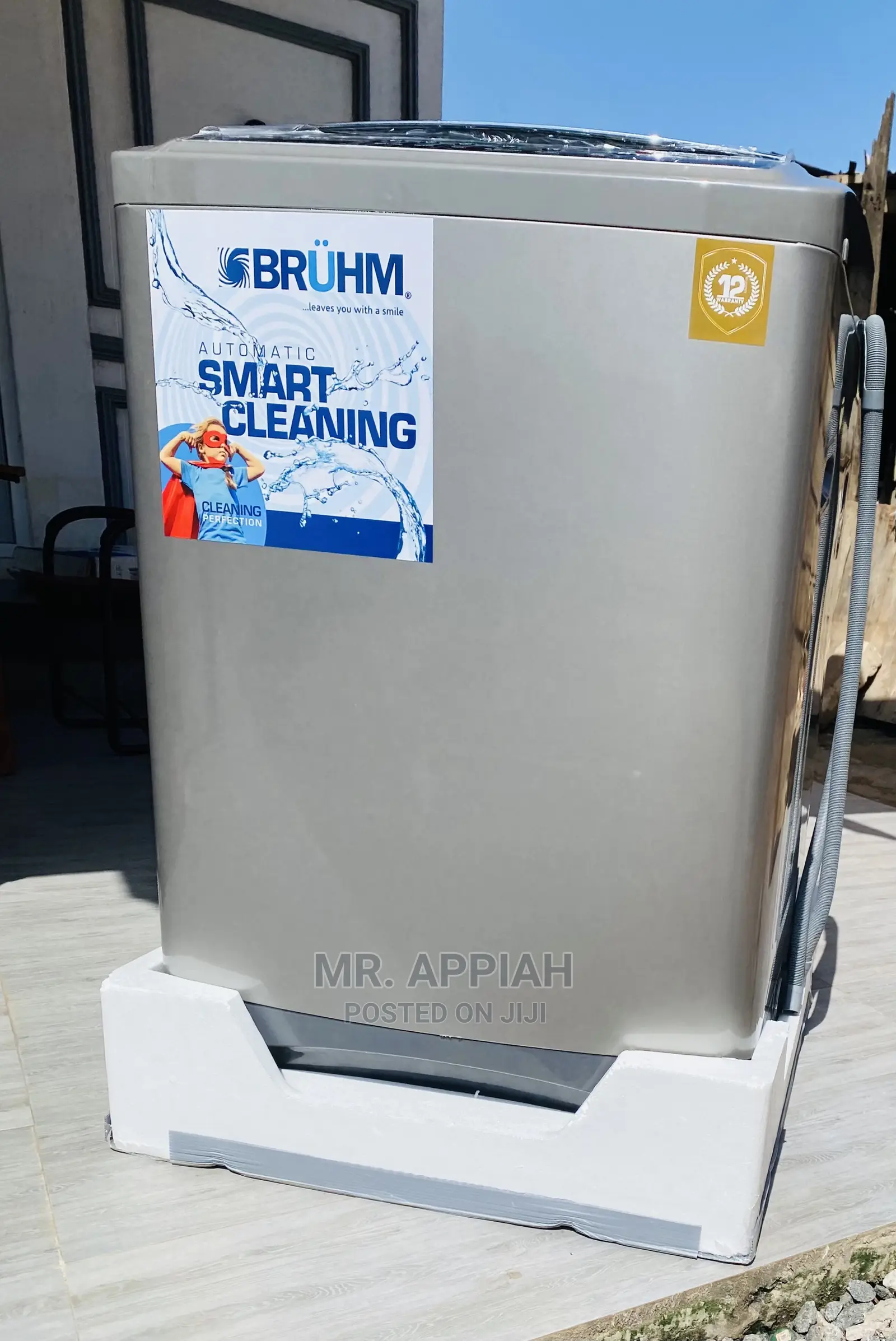 Latest and Durable Bruhm 16kg BWT-160SG Washing Machine 