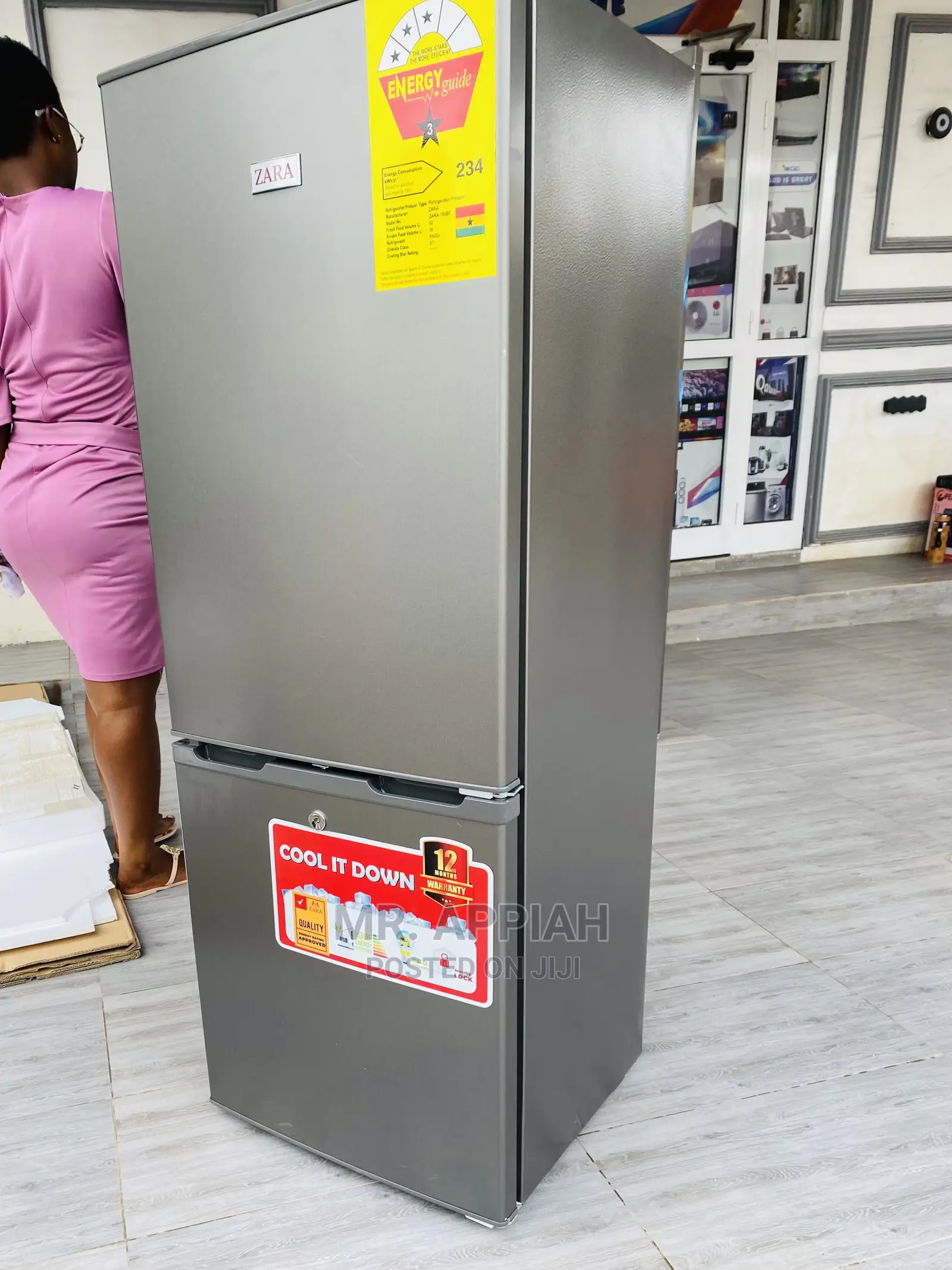 Latest and Affordable Zara-180bf Double Door Fridge 