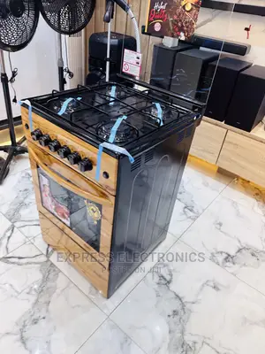 Wooden Like  Gas Cooker Oven Grill 4burner Oven Grill