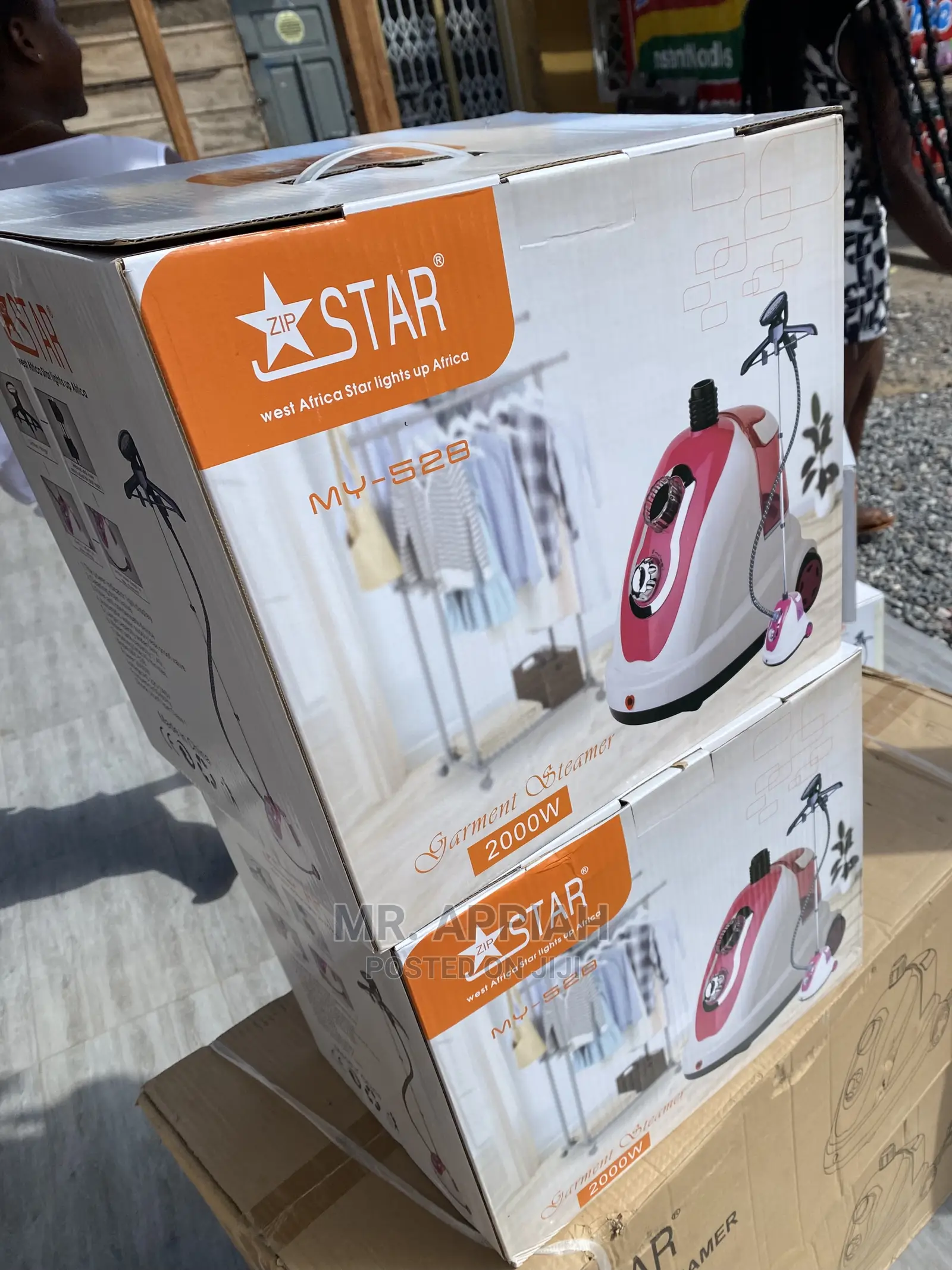 Latest and Durable Zip Star Electric Steam Iron(White/Pink)