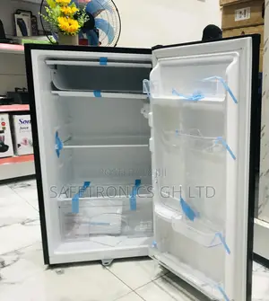 Tabletop Singledoor Topfreezer 92liter Black Rainbow Fridge