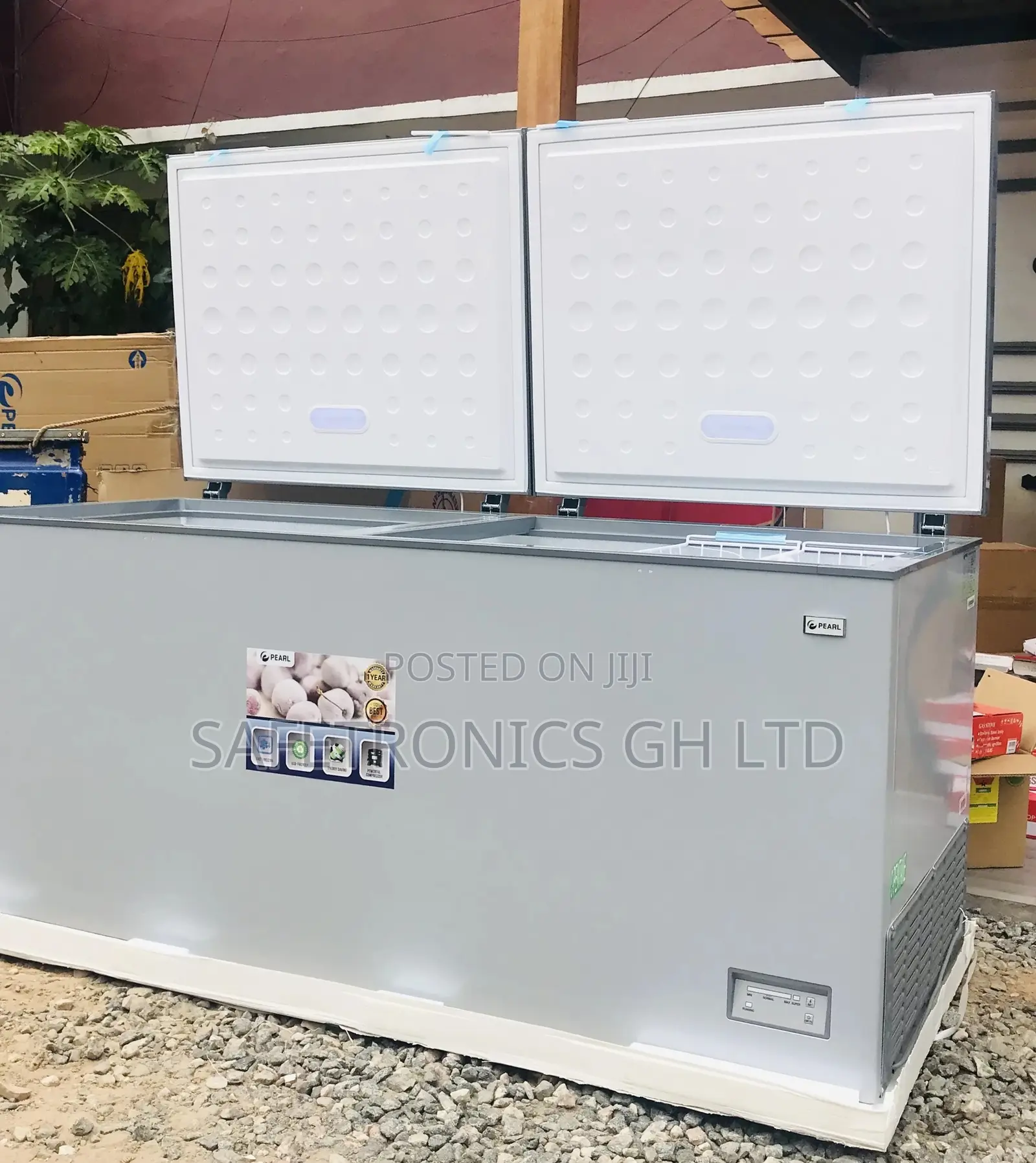 708 Liters Chestfreezer Doubledoor Pearl PCF-850