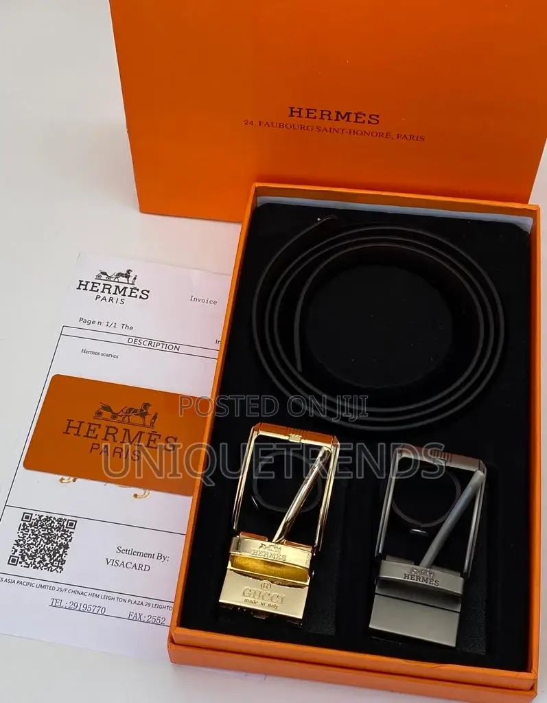 Quality Double Buckle Leather Belts