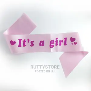 It's A Girl / Boy Sash / Mom To Be / Welcome