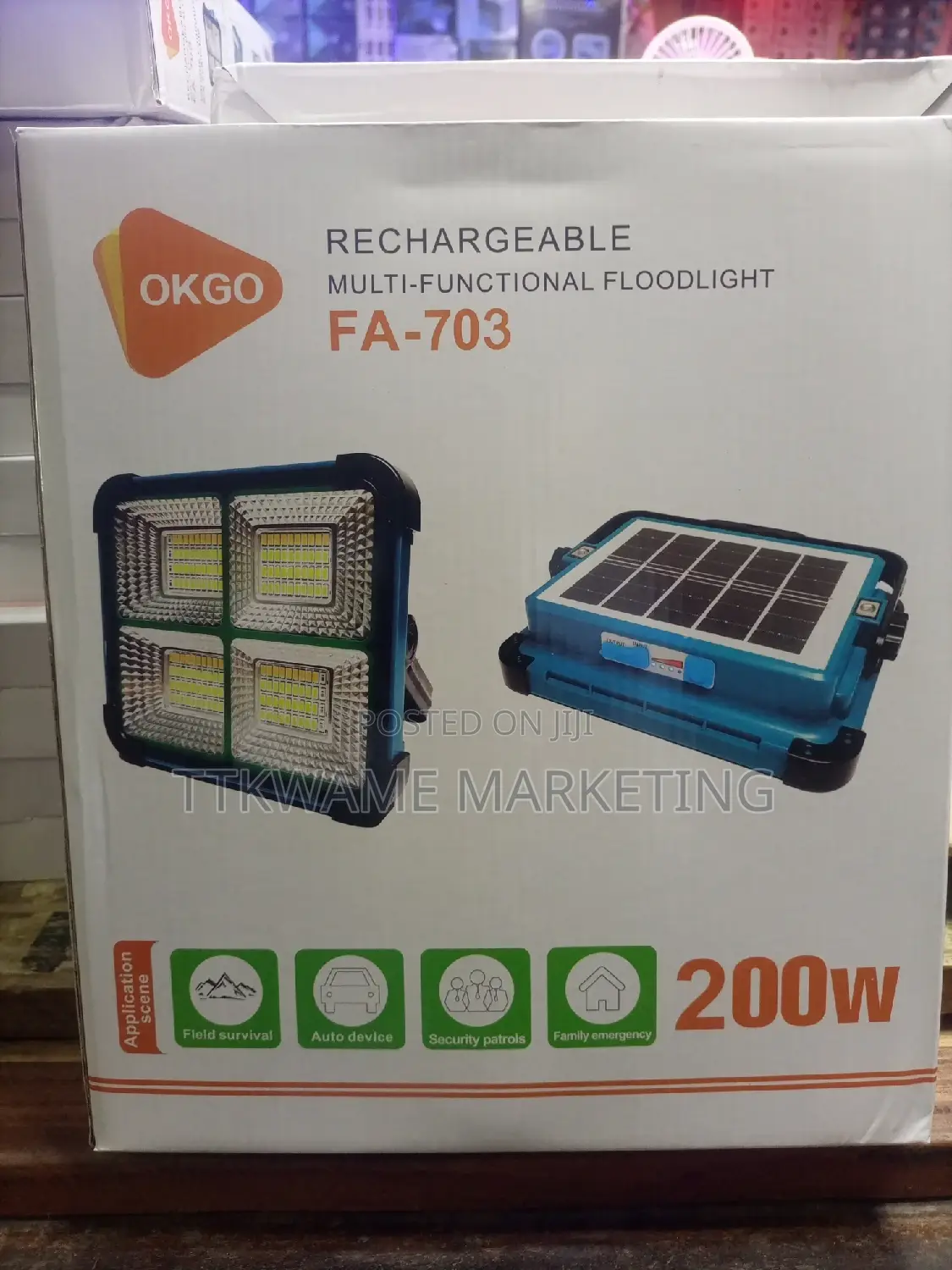 Rechargeable Multifunctional Floodlight