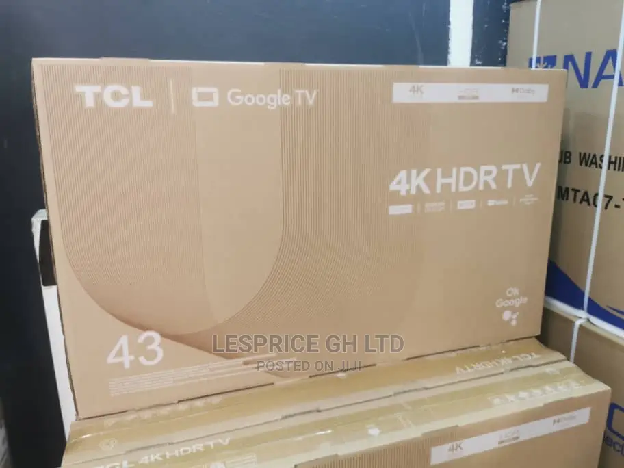 Edgeless Design//TCL 43” Android TV