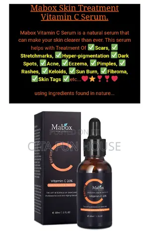 Mabox Vitamin C Serum Anti-Wrinkle and Hyaluronic Acid