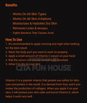 Mabox Vitamin C Serum Anti-Wrinkle and Hyaluronic Acid