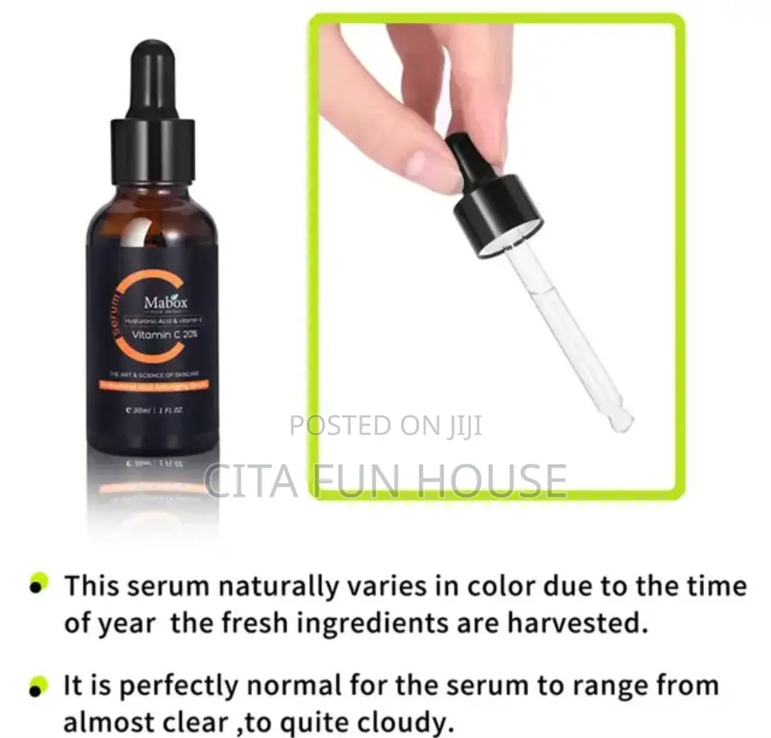 Mabox Vitamin C Serum Anti-Wrinkle and Hyaluronic Acid