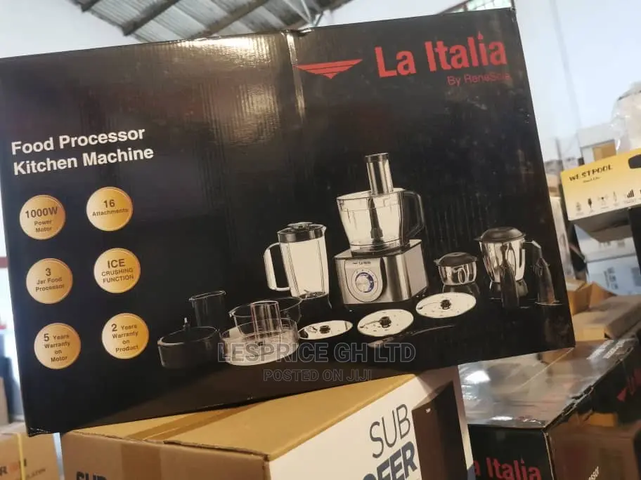 High Quality//La Italia Food Processor