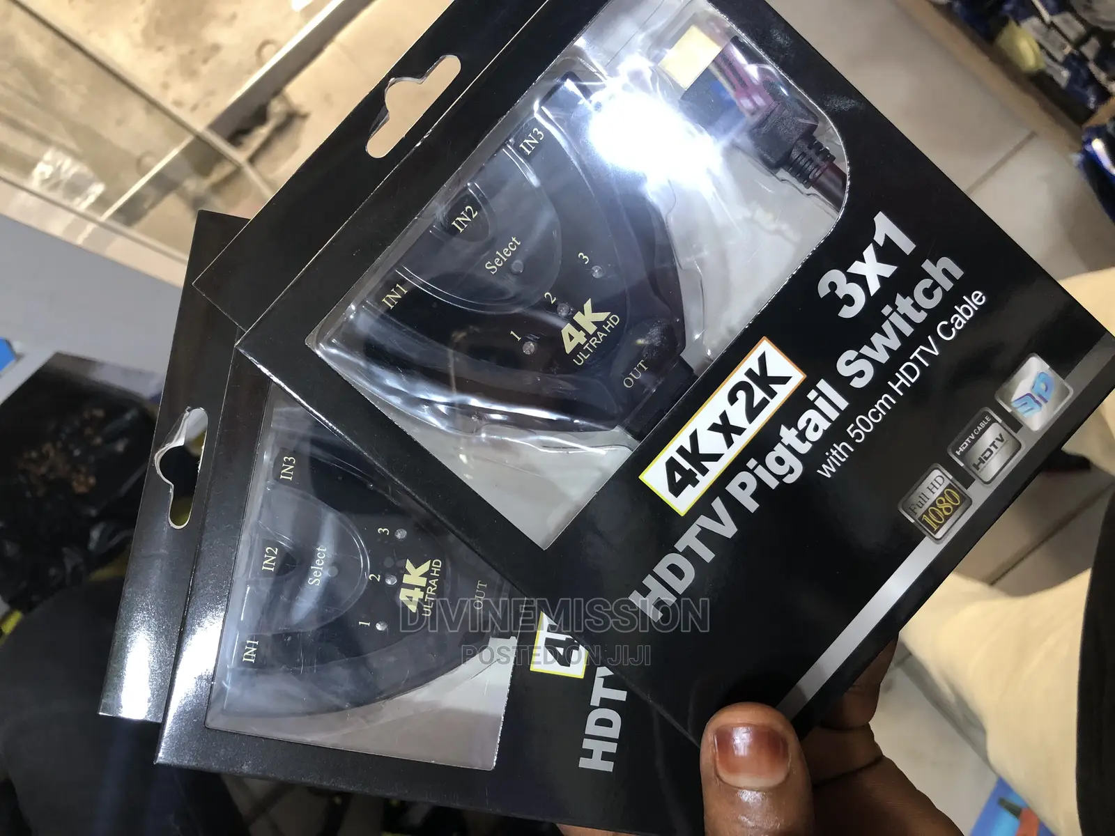 2in1 HDMI Switch With Cord.