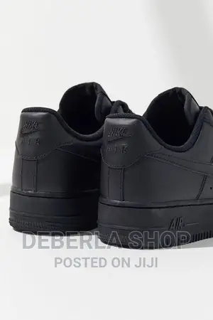 All Black Air Force 1