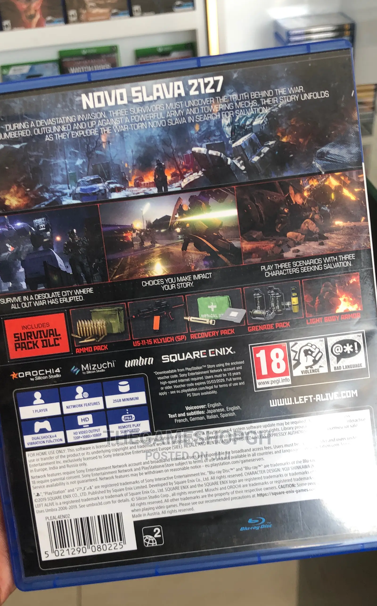Left Alive Ps4