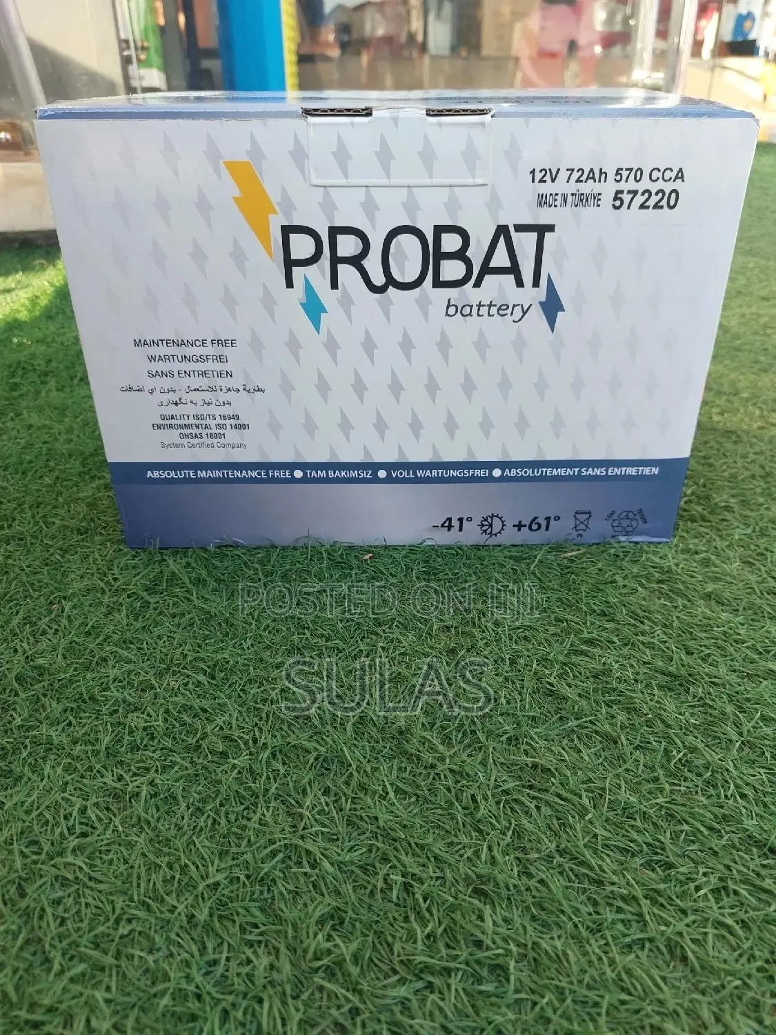 Probate Battery for Cars