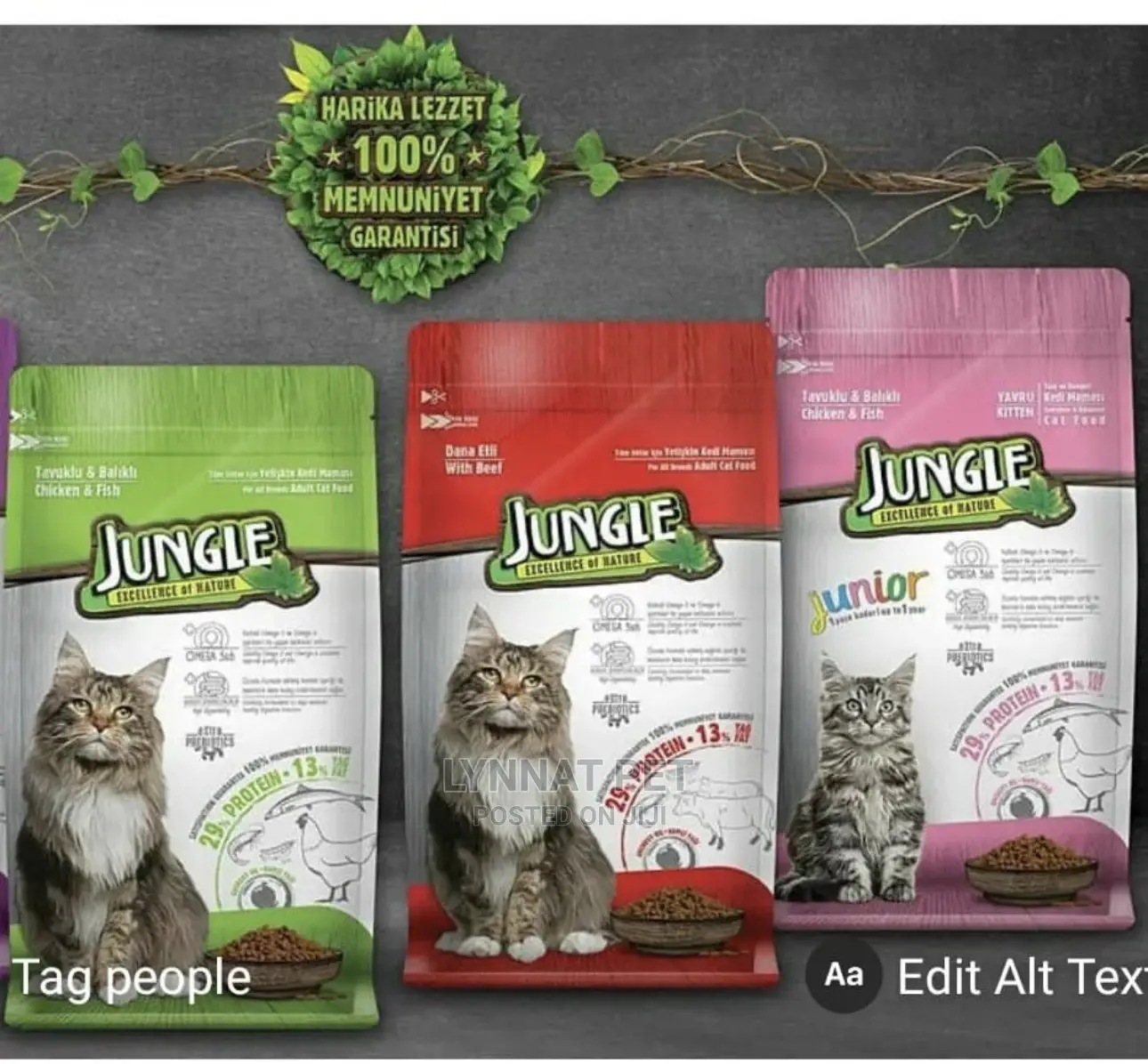 Jungle Cat and Kittens Dry Food