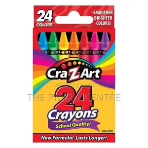 Cra-Z-Art School Quality Multicolor Crayons, 24 Count