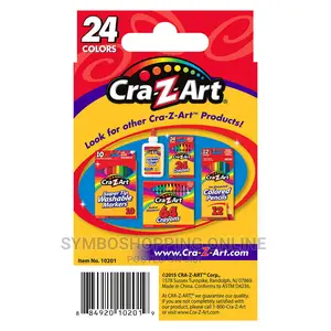 Cra-Z-Art School Quality Multicolor Crayons, 24 Count