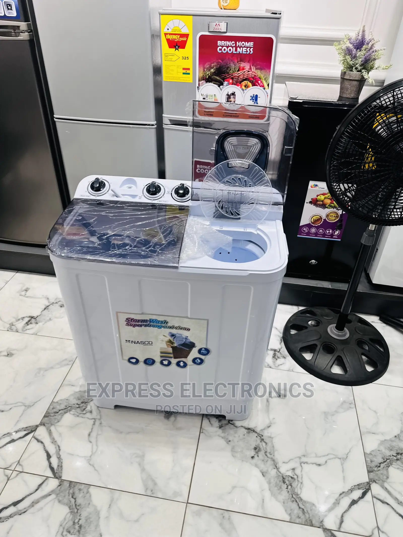 Less Vibration Sleek Topload Washing Machine Nasco 7kg