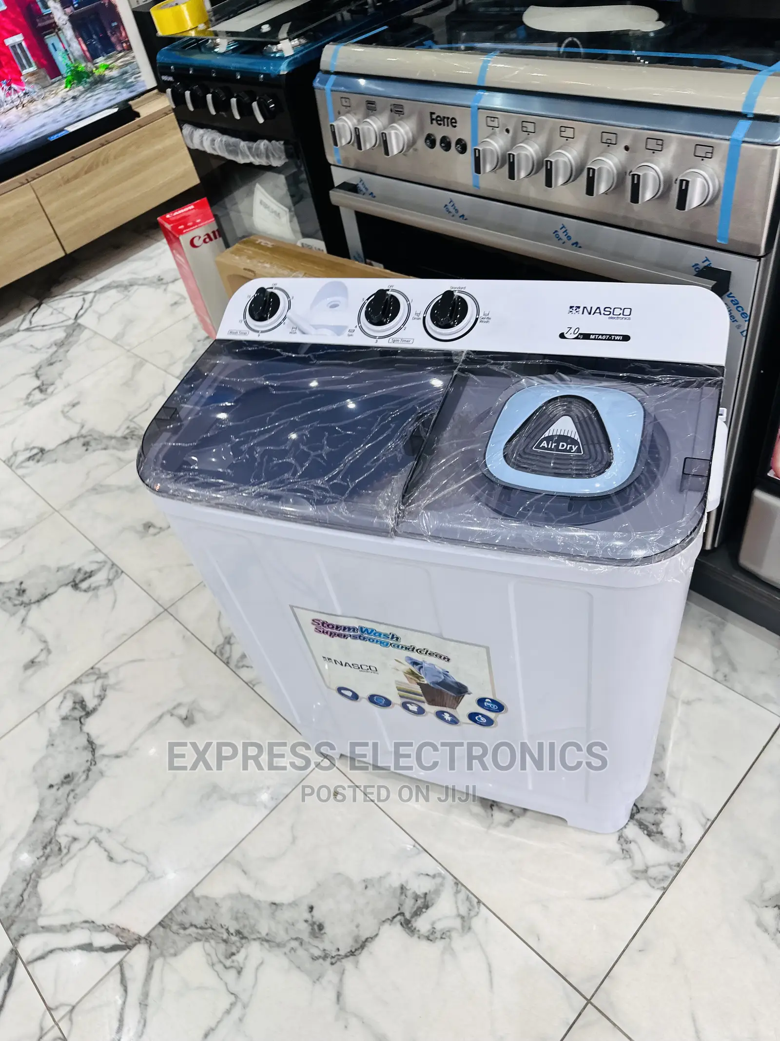 Full Plastic Body Nasco 7kg Topload Washing Machine