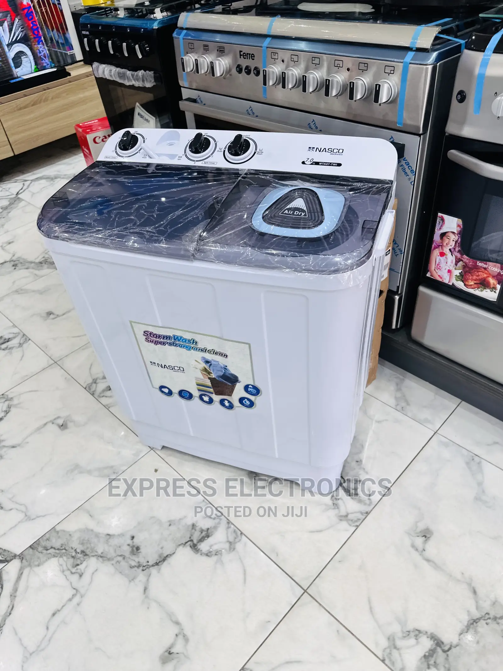 Unique Design Twintub Topload Washing Machine Nasco 7kg