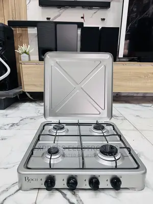 A New Sleek Design Table Top Gas Cooker 4burner Sliver