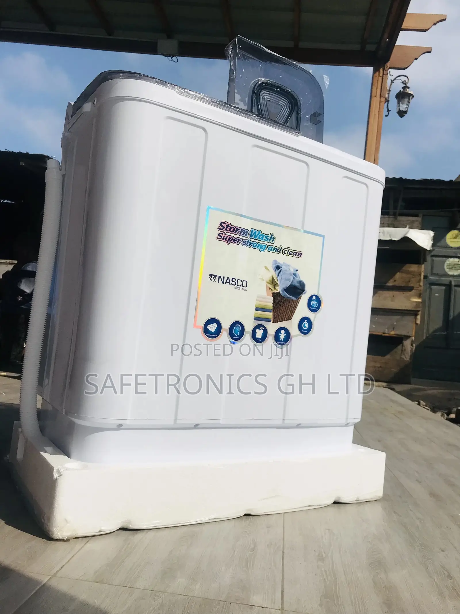 Newly Arrived 7kg Washingmachine Nasco Semiautomatic Topload