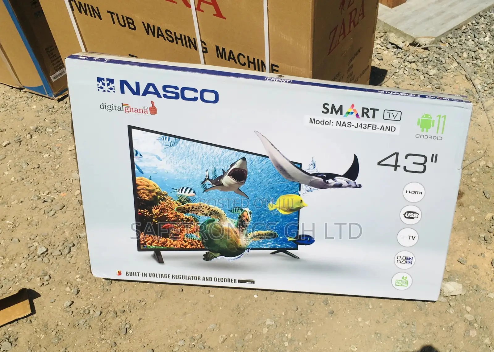 Glossy LED 43 Inches Smart Nasco Quality High Tv