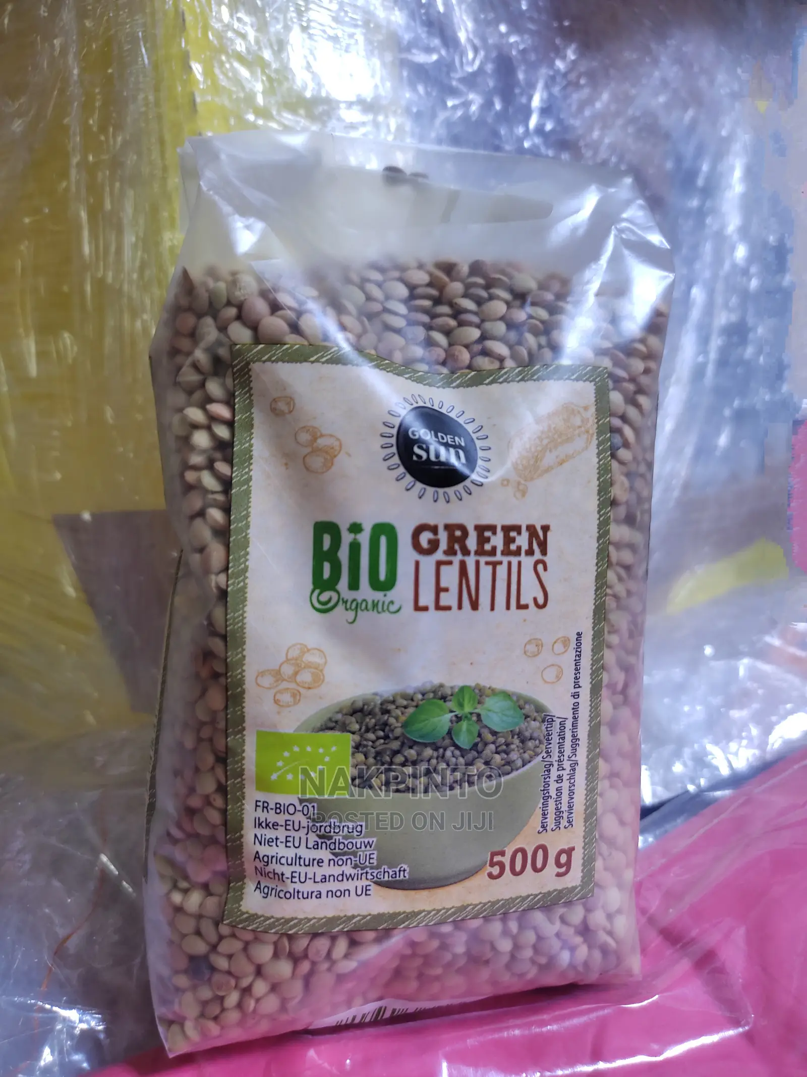 Bio. Organic Green Lentils