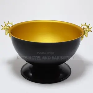 Champagne Bucket Available in Silver,Gold Black/Gold